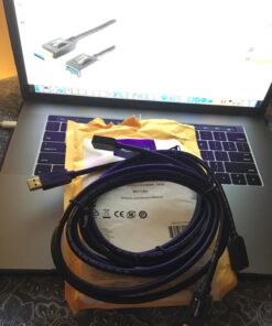 Amazon Basics 2-Pack USB-A 3.0 Extension Cable, 4.8Gbps High-Speed, Male to Female Gold-Plated Connectors, 6 Foot, Black 6 Feet 41 71zSUQk9Y8L