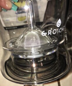 GROSCHE 17.7oz BPA-Free Tea Infuser Teapot with Drip-Free, Easy Clean Design 17.7 fl oz Clear 64 71zSZVxQhHL