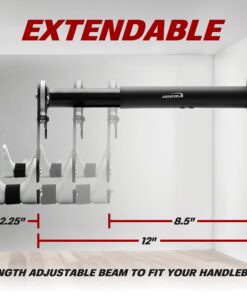 Ibera Bike Wall mount - Horizontal Indoor Bike Rack for 1 Bicycle I Bike rack garage - Keep you Bike Safe & Secure and save Space with Bike hangers for garage, bike hooks for garage wall, bike hanger Bike Hanger - 1 Pack 34 71zSeXxyngL