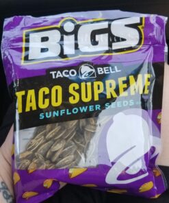 BIGS Taco Bell Taco Supreme Sunflower Seeds, Keto Friendly Snack, 5.35-oz. Bag (Pack of 12) 15 71zU5USKq L