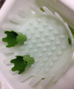 Chef'n Plastic 401-281-004 DishGarden Dish Rack, 14 x 13.25 x 6.5 inches, White/Green 39 71zVHLeR4L