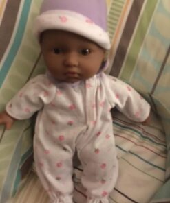 La Baby Boutique Hispanic 11 inch Small Soft Body Baby Doll dressed in Purple for Children 12 Months and older Purple Hispanic 37 71zVvq fj6L