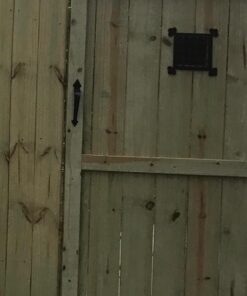 A29 Hardware 8 1/2 x 8 1/2 Inch Cast Iron Speakeasy Door Grill/Grille with Viewing Door, Black Powder Coat Finish, Large Size Large_Black 32 71zW29CSQbL