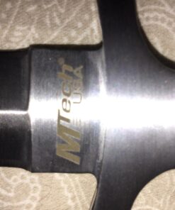 MTech USA – Fixed Blade Knife – Satin Finish Stainless Steel Blade, Brown Wood Handle with Stainless Steel Bolster, Includes Nylon Sheath - Hunting, Camping, Survival, Tactical – MT-20-03 50 71zWj3dOyrL