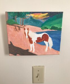 conda 8x10 inch Stretched Canvas for Painting, Pack of 10, 100% Cotton, 5/8 in Profile Blank Stretched Canvas Value Bulk Pack Art White Canvas for Acrylics, Oils Painting 44 71zWkBm4LL