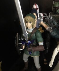 Good Smile The Legend of Zelda Twilight Princess Link (Deluxe Version) Figma Action Figure, 180 months to 1188 months 77 71zWzpvC7NL