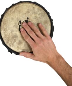 Classic Heartwood Djembe Drum - 9"x 18", Hand-carved, Solid-wood, Goat-skin, from Ghana 26 71zXz1UyYL