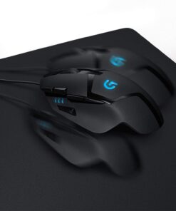 Logitech G640 Cloth Gaming Mouse Pad, Moderate surface friction, Consistent surface texture, Stable, Rollable - Black Mousepad 18 71zYRqu7L