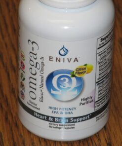 Eniva Omega-3 Fish Oil High EPA/DHA Premium Fish Oil Daily Supplement (60 caps) 23 71zZbBCfEJL