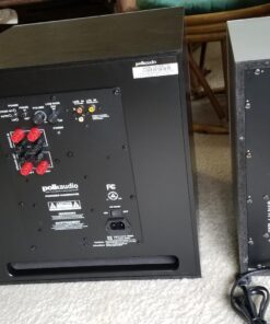 Polk Audio PSW505 12" Powered Subwoofer - Deep Bass Impact & Distortion-Free Sound, Up to 460 Watts, Easy Integration with Home Theater Systems, BLACK 56 71zZm5iKqqL 1