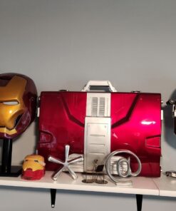 SZCO Supplies 17” Black Wooden Full-Sized Helmet/Headwear Display Stand with Base Hardware (910942) 15 71zZs4ckrML