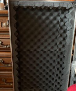 IZO All Supply Convoluted 2 Inch 12in W x 12in L Egg Crate Panels Acoustic Foam Sound Proof Wall Tiles, 6 Pack 2x12x12 (6pack Convoluted) 28 71zaDAJd16L