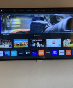 Sleek Socket - The Original & Patented Mounted TV Ultra-Thin Outlet Concealer with Cord Concealer Kit, 2 Outlet, 4-Foot Cord, Universal Size (No More Drilling Holes in Wall to Hide Mounted TV Cord) TV mount - single 41 71zaO 1SYYL