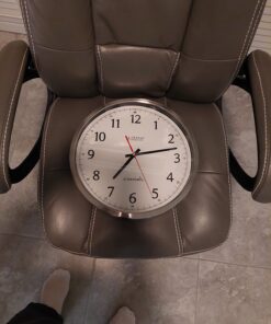 La Crosse Technology 404-1235UA-SS 14 Inch UltrAtomic Analog Stainless Steel Wall Clock 43 71zauPHXsQL