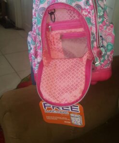 J World New York Kids' Lollipop Rolling Backpack & Lunch Bag Set, Blue Raspberry, One Size 29 71zbOrnxlL