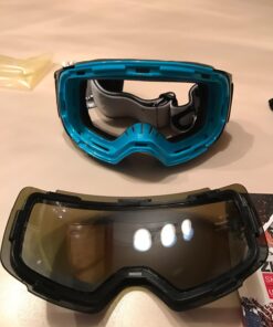 ZIONOR X4 Ski Goggles Magnetic Lens - Snowboard Snow Goggles for Men Women Adult A0 Vlt 13.67% Blue Lens Blue Frame 84 71zcA0UZQgL