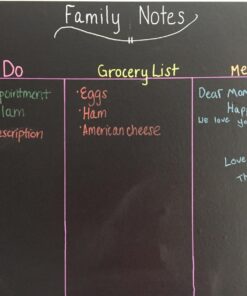 Black Chalkboard Contact Paper Roll - 8 FT Chalk Board Paper Roll Peel & Stick with Chalk Sticks - 17 x 96in Chalkboard Sticker Paper - Removable Black Sticker Self Adhesive Wallpaper Blackboard Decal 38 71zdqNejjeL 1