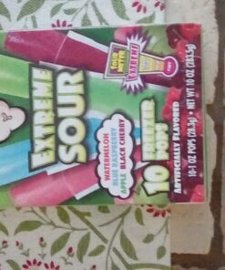 Warheads, Fat Free Freezer Pops, Assorted Flavors, Extreme Sour ,12 Boxes,10 - 1 oz pops per box,1 Ounce (Pack of 120) 1 Ounce (Pack of 120) 29 71zdxlP2j L