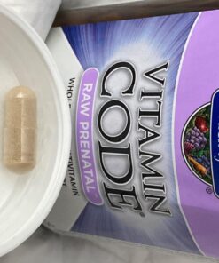 Prenatal Multivitamin for Women from Whole Foods with Biotin, Iron & Folate not Folic Acid, Probiotics for Immune Support - Vitamin Code Raw by Garden of Life - Pregnancy Must Haves - 180 capsules 180 Count (Pack of 1) 29 71zgOjV3EL