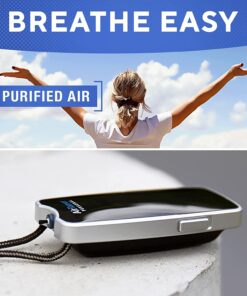 AirTamer A310 Rechargeable Personal Air Purifier, Proven Performance, Virus and Pollutant Tested*, Black with Metal Travel Case 14 71zhY5NtW6L