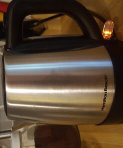 Hamilton Beach Electric Tea Kettle, Water Boiler & Heater, 1 L, Cordless, Auto-Shutoff & Boil-Dry Protection, Stainless Steel (40998) 40 71zhd9BB4JL