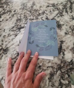 Heartfelt Sympathy Card Pack / 25 Note Cards Set / 5 Warm Comfort Designs / 4 5/8" x 6 1/4" Peace Note Cards/Made In The USA Heartfelt 22 71ziGumrdNL