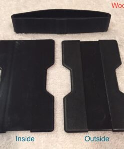 ROCO MINIMALIST Aluminum Slim Wallet RFID BLOCKING Money Clip - No.2 Black 57 71zlNoqHyGL