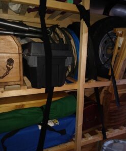 VELCRO Brand ONE-WRAP Double Sided Roll | 45 Ft x 1-1/2 In | Cut to Length Straps Heavy Duty | Bundling Ties Fasten to Themselves for Secure Hold, Black (91881) Hook and Loop Straps 53 71zm5T5AdjL