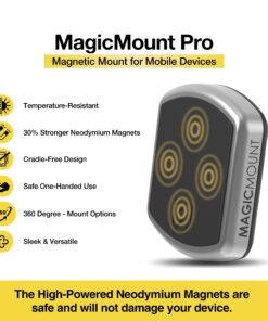Alternative view of Scosche MPDB MagicMount Pro Magnetic Car Phone Holder - Magnetic Phone Mount for Car Dashboard, Desk, & Flat Surfaces - 360 Degree Adjustable Head - Universal Dash Mount for All Cell Phones & Tablets 1 Pack