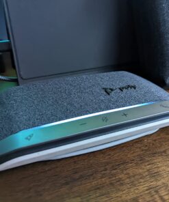 Poly Sync 20+ Personal Portable Bluetooth Smart Speakerphone (Plantronics) - USB-A UC Bluetooth Adapter - Connect Wirelessly to PC/Mac/Cell Phone - Works w/Teams, Zoom, & More - Amazon Exclusive 2021 Version (USB-A Only) Standard 42 71znfnac0IL