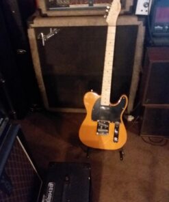 Squier Affinity Series Telecaster Electric Guitar, Butterscotch Blonde, Maple Fingerboard Right Handed 53 71znz cUIeL