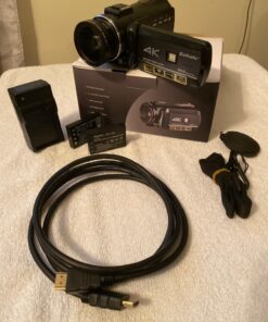 4K Video Camera Camcorder, 30MP UHD Wifi IR Night Vision Video Recorder with IR Flashlight, Vlogging Camera for YouTube Filming, 30X Digital Zoom Touch Screen Video Camera with Remote, Wide Angle 82 71zoTfXAq7L