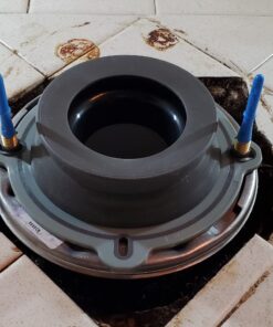 Danco 10879 All-in-One Toilet Installation Kit with Perfect Seal Wax Ring & Zero Cut Bolts, Blue and Gray, 1-Pack 1 Pack 47 71zoYKL9xsL