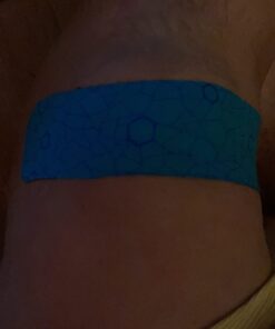 THERABAND Kinesiology Tape, Waterproof Physio Tape for Pain Relief, Muscle & Joint Support, Standard Roll with XactStretch Application Indicators, 2 Inch x 16.4 Foot Roll, Blue/Blue Pack of 1 24 71zolsoAiL