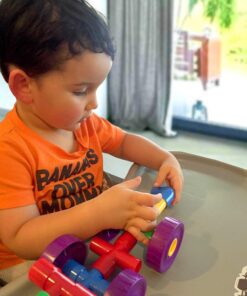 Skoolzy STEM Learning Pipe Tube 29 Piece Toys_and_Games Set, Educational Construction Building Blocks for ADHD & Autism for Baby, Kid Includes Wheels Pipes Joints and eBook 28 71zoqhCAPL