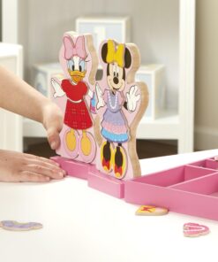 Melissa & Doug Disney Minnie Mouse and Daisy Duck Magnetic Dress-Up Wooden Doll Pretend Play Set (40+ pcs) - Toys, Dress Up Dolls For Preschoolers And Kids Ages 3+ Minnie & Daisy 29 71zp0Hb7wxL