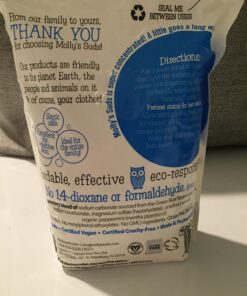 Molly's Suds Original Laundry Detergent Powder | Natural Laundry Detergent Powder for Sensitive Skin | Earth-Derived Ingredients, Stain Fighting | 70 Loads (Peppermint) Peppermint 2.93 Pound (Pack of 1) 23 71zpqO5OrBL