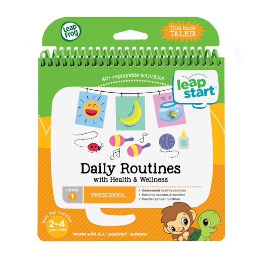 LeapFrog LeapStart Daily Routines and Health and Wellness Book Daily Routines With Health & Wellness Level 1 Non-3D