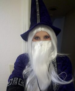 Forum Novelties Men's Wizard Adult Costume, Purple, Standard 12 71zqN4cmMbL