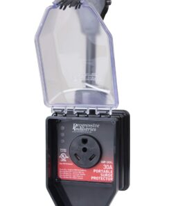 Alternative view of Progressive Industries RV Surge Protector – 30-50 Amp, Portable and Hardwired Options, with Fault Detection 30 Amp w/ Cover