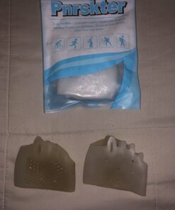 Ball of Foot Cushions, (4PCS) Metatarsal Pads, Toe Separator, Toe Spacers, Breathable & Soft Gel Foot Pads, Forefoot Pads for Mortons Neuroma Callus, Diabetic Feet, Blisters, White 2 Pair (Pack of 1) 23 71zrIFXconL