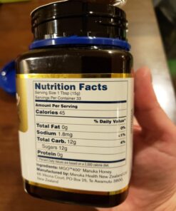 Manuka Health UMF 13+/MGO 400+ Manuka Honey (500g/17.6oz), Superfood, Authentic Raw Honey from New Zealand 1.1 Pound (Pack of 1) Standard Packaging 21 71zrQwcL0KL