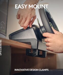 Logitech G29 Driving Force Racing Wheel and Floor Pedals, Real Force Feedback, Stainless Steel Paddle Shifters, Leather Steering Wheel Cover for PS5, PS4, PC, Mac - Black 27 71zrw1IrNwL