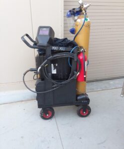 POWERTEC 8 Inch Heavy Duty Swivel Caster Wheels, Pneumatic Plate Casters with Rubber Knobby Tread for Workbench, Dolly, Cart, Trolley, Wagon & Chicken Coop, Large Castor Wheels, 1pk (17051) Swivel, 1pk 32 71zs66PKAYL 2