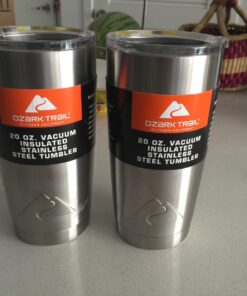 Set of 2 Ozark Trail 20-Ounce Double-Wall Vacuum-Sealed Tumblers 11 71zsQpNNWsL