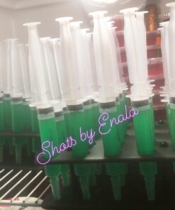 EZ-Inject 25 Pack (1oz) Jello Shot Syringes Combo with Tray/Racking Stand - 100% Safe & Reusable Plastic Syringes for Jello Shots - Small Syringe Shots Holiday and Halloween Party Supplies for Adults 34 71zueVJ7k L 2