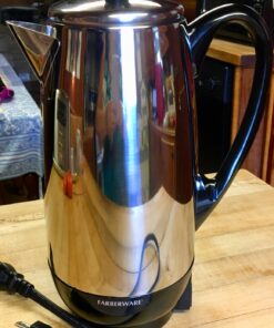 Farberware 12-Cup Electric Percolator Coffee Pot, Premium Stainless Steel, FCP412 12 Cup 33 71zuh2FiP2L