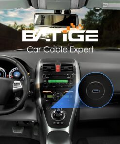 BATIGE Single Port USB 3.0 Male to Female AUX Car Mount Flush Cable Waterproof Extension for Car Truck Boat Motorcycle Dashboard Panel - 3ft 1 23 71zvHTu4EeL