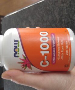 NOW Supplements, Vitamin C-1,000 with Rose Hips, Sustained Release, Antioxidant Protection*, 250 Tablets 31 71zvlS8sduL