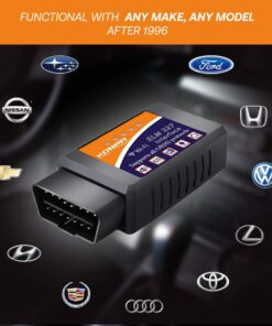 OBD2 Scanner & WIFI Car Code Reader – Clears Check Engine Light Instantly – Diagnose 3000 Car Codes - Wireless Car Diagnostic Scanner – Auto Scanner For 1996+ Vehicles (iOS & Android Devices Only) (1) 39 71zwTZVFTyL